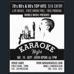 Flyer Cantante solitario, anuncio de evento de Karaoke<br><div class="desc">Cantante solitario,  evento de Karaoke Anunciante Volante de The Business Card Store.</div>