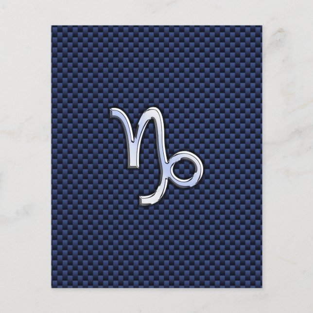 Flyer Capricornio Rótulo Zodiac estilo de fibra de carbo (Frente)