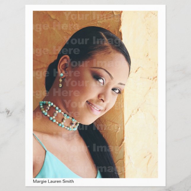 Flyer Captura De Cabeza Actor/Modelo Con Reanudación Ver (Frente)