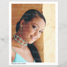 Flyer Captura De Cabeza De Actor/Modelo Con Reanudación