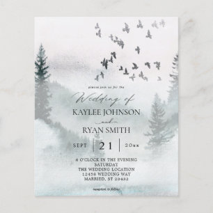 Flyer Cargador Boda de Bosques y Aves