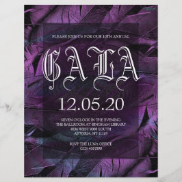 Flyer Cartel de fiesta de gala de beneficio de año nuevo