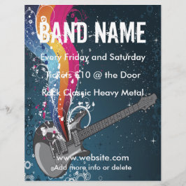 Flyer Cartel de Música de Guitarra