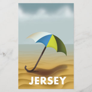 Flyer Cartel de viaje de la vieja Jersey.