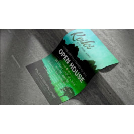 Flyer Casa Abierta de Maestro de Reiki Natural e instruc