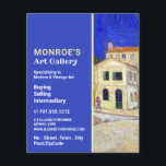 Flyer Casa Amarilla De Van Gogh, Distribuidor De Arte, G<br><div class="desc">La Casa Amarilla de Van Gogh,  Distribuidor de Arte,  Volante de Publicidad de Galería de The Business Card Store.</div>