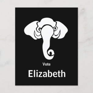 Flyer Casa de la familia Elephant Blanco Dirección Repub