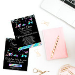 Flyer Casa de limpieza de empleadas domésticas Sparkling<br><div class="desc">Casa de limpieza de empleadas domésticas - Holografía resplandeciente</div>
