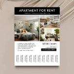 Flyer Casa Moderna Para Alquiler De Tiras<br><div class="desc">Minimalista House o Apartment For Rent mercadeando el volante de tiras lacrimógenas con espacio para 3 fotos, sus datos de contacto y 10 tiras desgarradoras (cortar manualmente los deslizamientos con tijeras para facilitar el desgarro). Esta propiedad en blanco y negro totalmente personalizable para dejar el folleto presenta un diseño sencillo...</div>