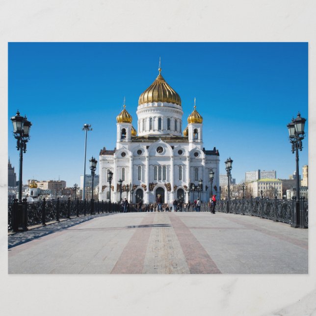 Flyer Catedral de Moscú del Cristo Salvador (Frente)