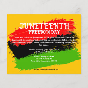 Flyer Celebración de los colores de la bandera del decim