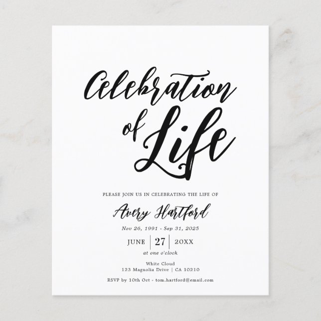 Flyer Celebración Del Aniversario De La Muerte Del Presu (Frente)