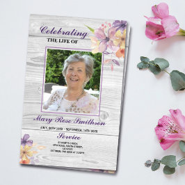 Flyer Celebración del Morado por el Servicio de Orden Fu