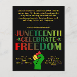 Flyer Celebrar el 11 de junio el evento de solidaridad p