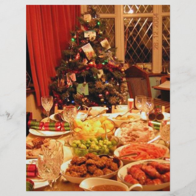 Flyer Cena de navidades (Frente)