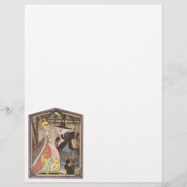 Flyer Cenicienta y Madrina lechera, cuento de hadas vend (Frente)