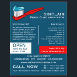 Flyer Cepillo de dientes y pasta dental, química, anunci<br><div class="desc">Pincel y dentífrico,  Odontología,  Volante publicitario dentista por la tienda de tarjetas de visita.</div>