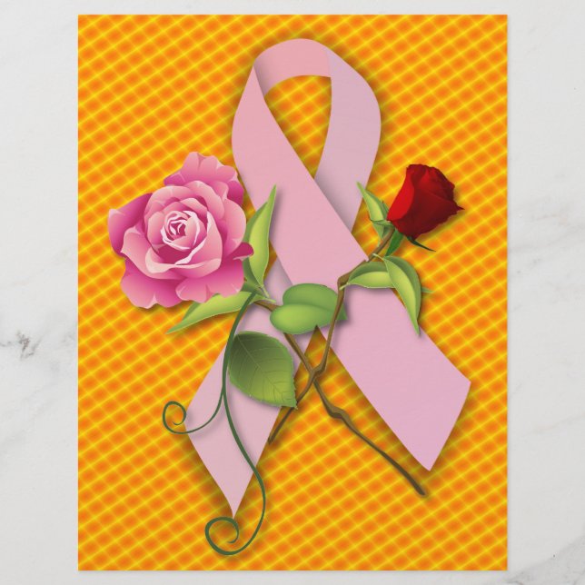 Flyer Cerrar sobreviviente de cáncer de mama (Frente)