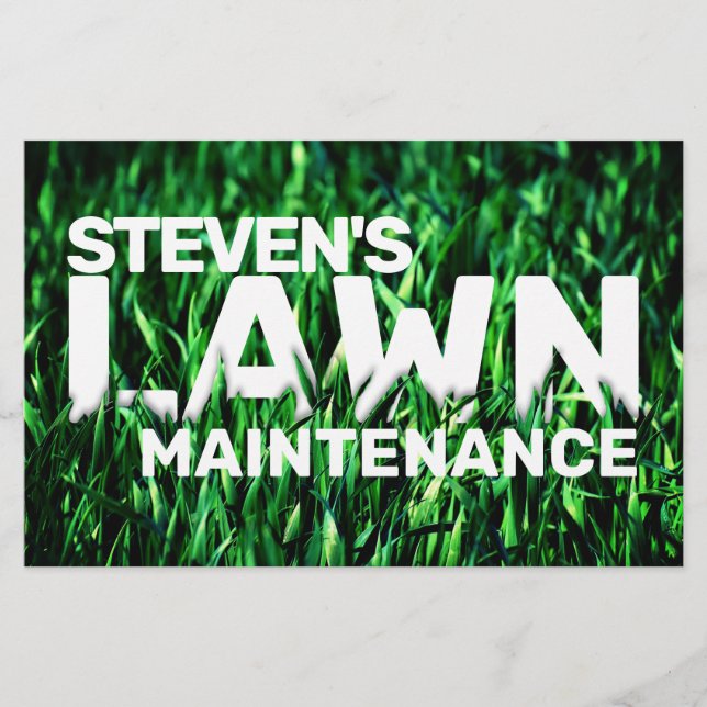 Flyer Césped inspirado en césped  (Frente)