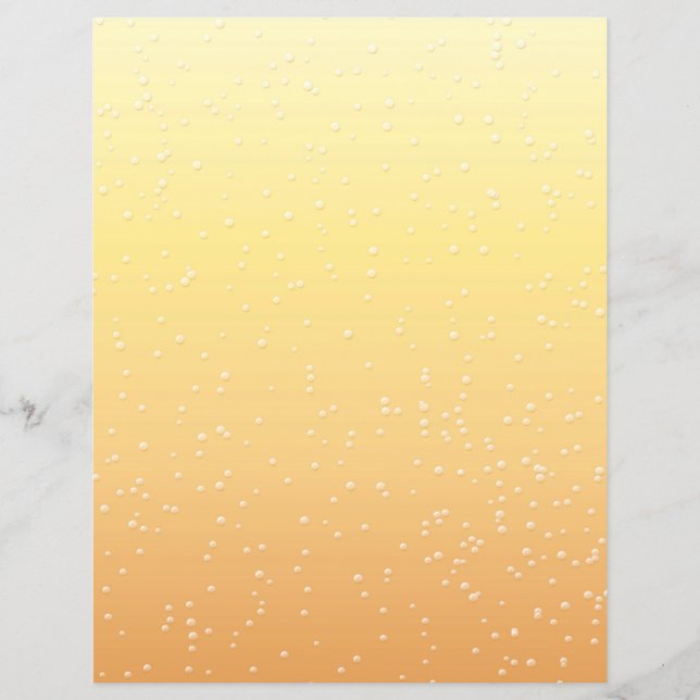 Flyer Champagne con el fondo de las burbujas (Frente)