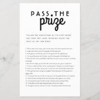 Cheap Pass el premio juego de Baby Shower simple