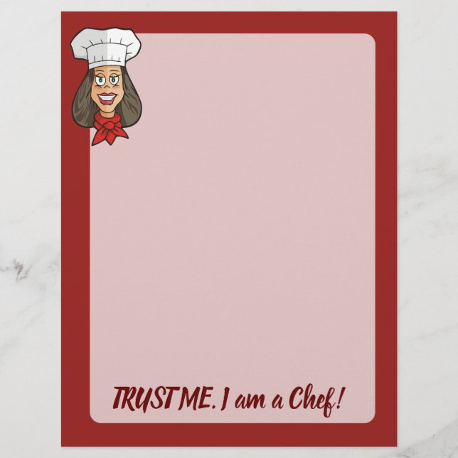 Flyer Chef femenino (Frente)