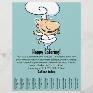 Flyer Chef personal/folleto promocional