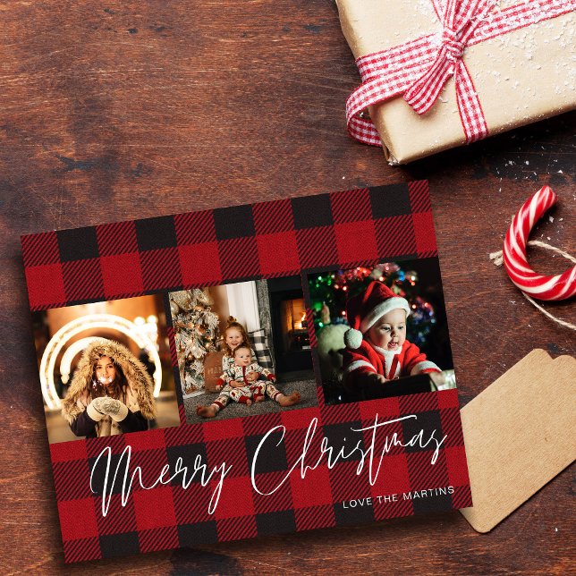 Flyer Cheque de búfalo de presupuesto 3 Foto Feliz Navid (Subido por el creador)