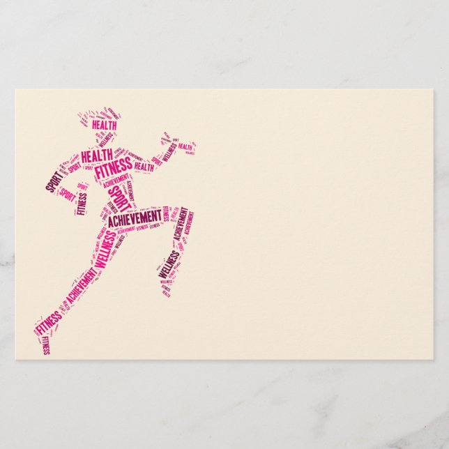 Flyer Chica de fitness (Frente)