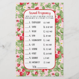 Flyer Chica de juego Baby to Bee Strawberry Animal Showe