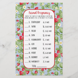 Flyer Chica de juego Baby to Bee Strawberry Animal Showe