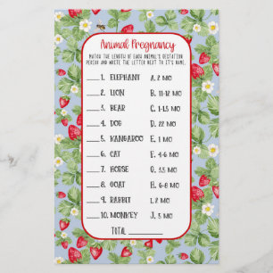 Flyer Chica de juego Baby to Bee Strawberry Animal Showe