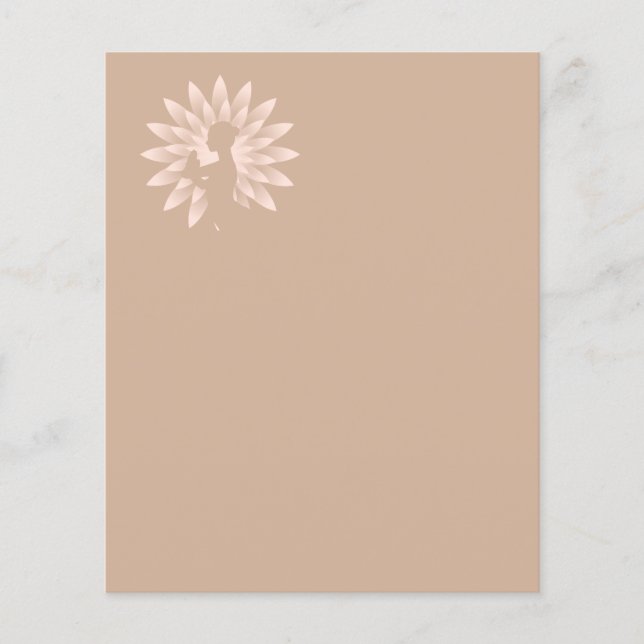 Flyer Chica de yoga (Frente)