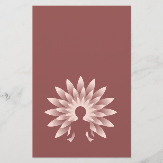 Flyer Chica de yoga (Frente)