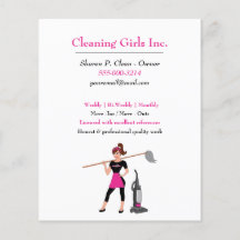 Chica personalizado con servicio de limpieza de ca