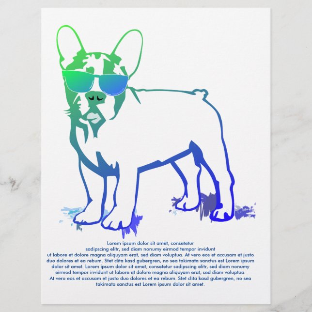 Flyer Chico French Bulldog más genial (Frente)