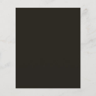 Flyer chocolate negro (color sólido)