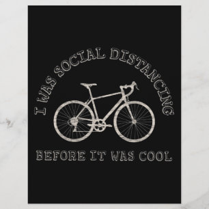 Flyer Ciclismo Lover Bicicleta Ciclismo Distancia social