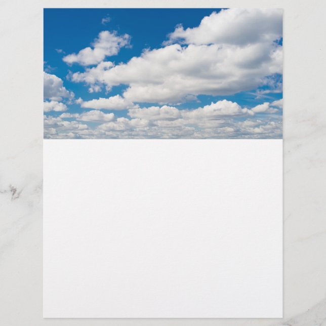 Flyer Cielo azul turbio (Frente)