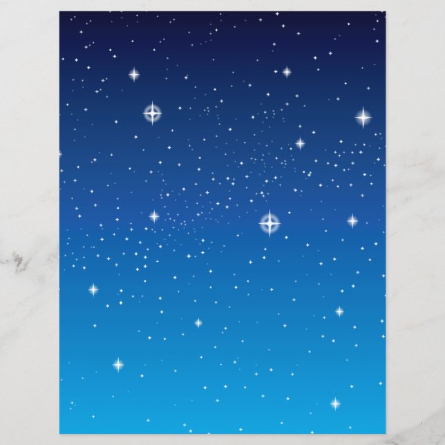Flyer Cielo Starry azul profundo (Frente)