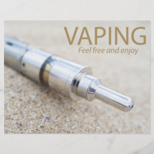 Flyer Cigarro electrónico y vapeo