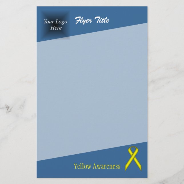 Flyer Cinta amarilla estándar de Kenneth Yoncich (Frente)