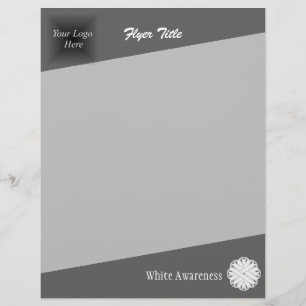 Flyer Cinta blanca de flores por Kenneth Yoncich