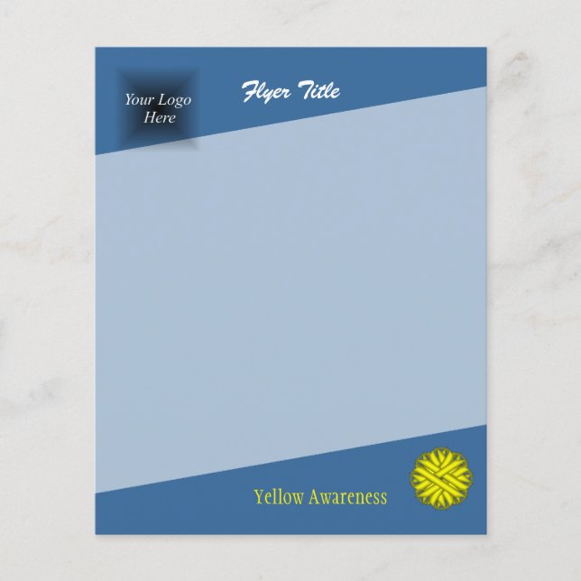 Flyer Cinta de flores amarillas de Kenneth Yoncich (Frente)