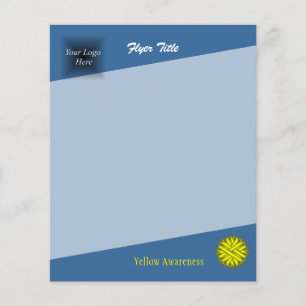 Flyer Cinta de flores amarillas de Kenneth Yoncich