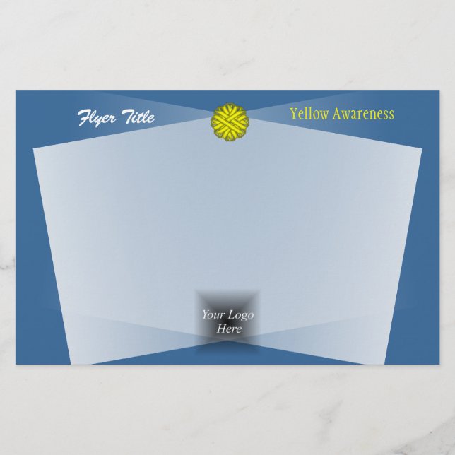 Flyer Cinta de flores amarillas de Kenneth Yoncich (Frente)