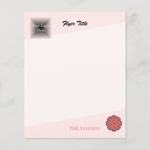 Flyer Cinta de flores rosadas por Kenneth Yoncich