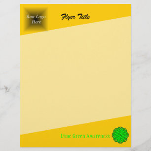 Flyer Cinta de la flor verde anime por Kenneth Yoncich