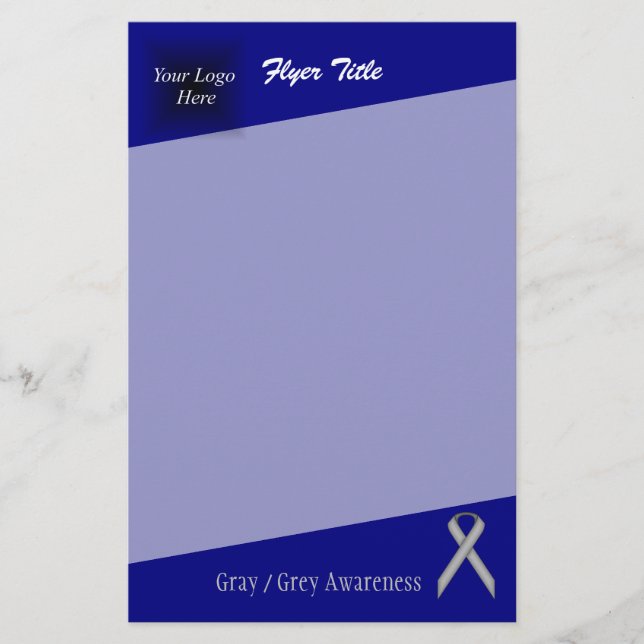 Flyer Cinta gris / gris estándar de Kenneth Yoncich (Frente)