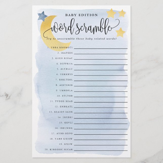 Flyer Círculo de palabras para bebés, tarjeta de juego d (Frente)